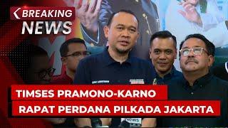 BREAKING NEWS - Pernyataan Timses Pramono-Rano di Pilkada Jakarta Usai Gelar Rapat Perdana