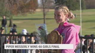 State cross country finals: DCG's Messerly wins 4A girls, Ankeny's Zuber wins 4A boys