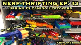 KBFoamStrike's NERF THRIFTING Vlog EP. 43: Spring Cleaning Leftovers - 90's NERF Finds and More!!!