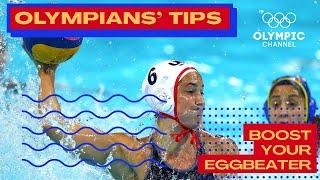 Mastering the Egg Beater for Water Polo ft. Maggie Steffens | Olympians' Tips