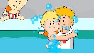 Swimming Pool Lessons! Baby Alan Cartoon Season 2 Episode 7