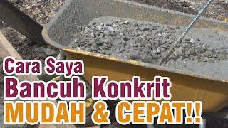 DIY Bancuh Konkrit  Asas Tapak (Footing) PANDUAN UNTUK BEGINNER, MUDAH & CEPAT!