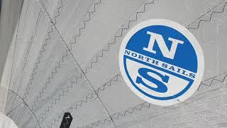 MEDUSA Segeltest bei Leichtwind. North Sails NPL Tour Xi Grey NorLam