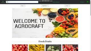 Agrocraft | An E-Commerce Website For Fresh Farm Produce Vegetables And Fruits