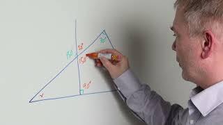 Hornasumma þríhyrnings - Algebra