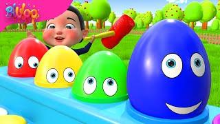 Surprise Eggs Kids Song | BluLoo Nursery Rhymes & Kids Songs