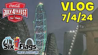 July 4th Fest at Six Flags Great Adventure! | Vlog 7/4/24