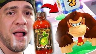 Mario Party You Lose = EXTREME Hot Sauce Challenge