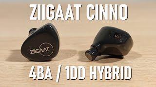 Ziigaat Cinno Review - 4BA + 1DD Per Side Hybrid