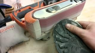 Life Hack: How to clean your belt sander, cheap and easy.