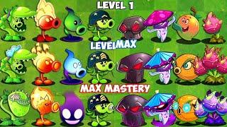 PVZ 2 - Random 35 Plants Team PEA x SHROOM x FRUIT x DRAGON x MINE x PULT x FLOWER Battlez