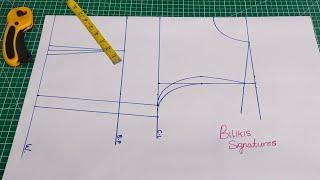 SIMPLE BASIC BODICE PATTERN [Updated Version]