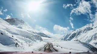 Relaxing Snow Drive in Spiti Valley with Ambient Music