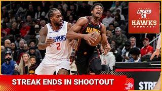 Atlanta Hawks winning streak snapped in shootout loss to Kawhi Leonard, Los Angeles Clippers