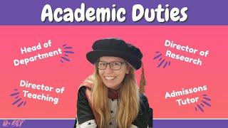 UNIVERSITY DEPARTMENT DUTIES | Lecturer and Professor administrative roles!