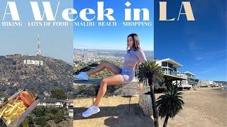 A WEEK IN LA {Travel Vlog 2022} hiking, best LA food, Malibu, Shopping, things to do in LA + more 