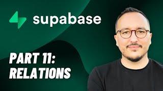 Tables relations with @Supabase  — Course part 11