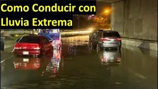 COMO CONDUCIR CON LLUVIA (Inundaciones, Vidrios empañados, frenar, mantener el carril, Visibilidad)