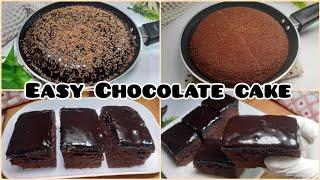 One Egg  2 Recipes || How to make Chocolate Cake without Oven ||Fry Pan Chocolate cake Birthday cake