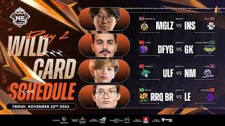  LIVE | M6 Wild Card Stage | DAY 2