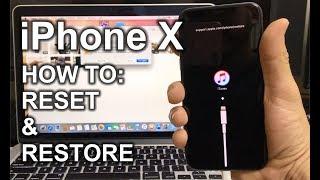 How To Reset & Restore your Apple iPhone X - Factory Reset