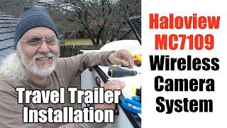 Haloview MC7109 7'' 720P HD Digital Wireless Rear View Camera System Installation & Test! #Haloview