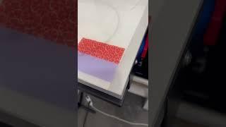 Making a keychain with UV printer and Trotec laser #diygifts #lasercutting #uvprinting #maker