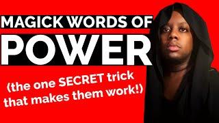 Words of Power: Do magic words work? | Travis Magus |  LVX777