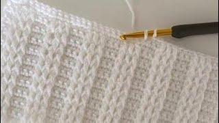 USEFUL & BEAUTİFUL Crochet Baby Blanket pattern for beginners - Temperature Crochet unisex Blanket
