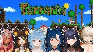 Bao plays Terraria with @AkumaNihmune, @SinderVTuber, @trickywivtuber, @YuzuVtuber, & @viennavtuber