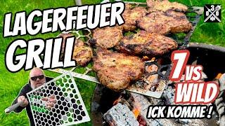 Lagerfeuer Senf Nackensteak  7 vs Wild - Mein erster Gegenstand - 030 BBQ