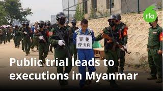 Rebel army stages public trial leading to executions in eastern Myanmar | Radio Free Asia (RFA)