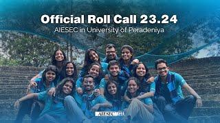 Official Roll Call 23.24 | AIESEC in University of Peradeniya