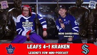 $7m For Knies? + WONDERWOLL Returns | Leafs 4-1 Kraken | Legend's Row Mini Pod