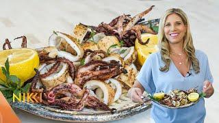 Grilled Calamari the same way as they do it in Greece | Grilled Squid