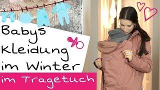 Babykleidung im Winter | Mit Tragetuch nach draußen