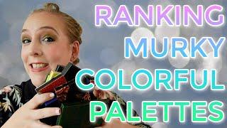 RANKING MURKY COLORFUL PALETTES // Best & worst murky & muted toned eyeshadow palette