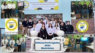 Defensa de Anteproyectos de Electrónica de la ENET N°1 de Trelew-2024