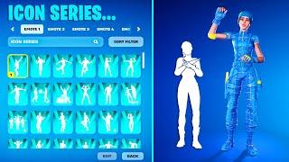 ALL ICON SERIES DANCE & EMOTES IN FORTNITE!