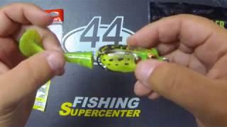 How To Make A Hollow Body Frog with Swim Bait Tail Like A Teckel Sprinker Frog