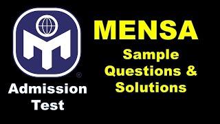 MENSA Admission Test | Episode 1 | Certified IQ Test / Sample Questions & Solutions / Stanford–Binet