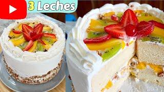 3Leches PASTEL Húmedo y ESPONJADITO|RECETA COMPLETA|Dulce Hogar Recetas