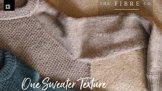 One Sweater Texture  -  a hand-knitting pattern in 15 sizes
