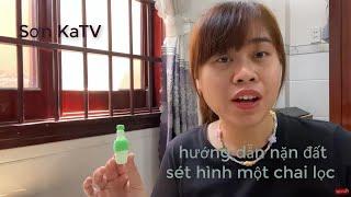 Sơn KaTV | hướng dẫn nặn đất sét hình một chai lọc