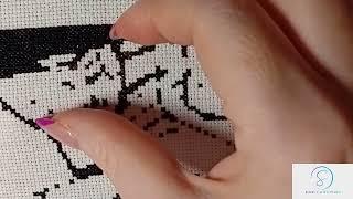 #Stitchwithme #flosstube #25/2024 #asmr Lord of the Rings Stained Glass