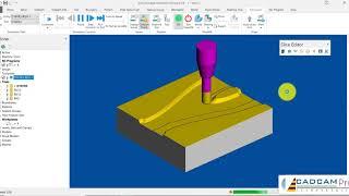 PowerMill 2019 Tutorial | Mill 3D with 3D Rough, Flat Finish, Constant Z Finish , 3D Offset Finish