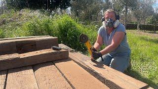 Putting YOUR sleeper cleaning suggestions to the test - cleaning old railroad ties