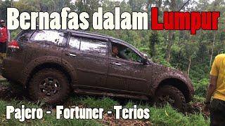 Offroad di Pangalengan  Pajero sport, Terios dan Fortuner offroad