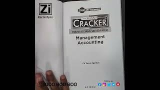 CMA Inter 2022 Syllabus Management Accounting Cracker By Tarun Agarwal