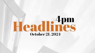 Recorder headlines: October 21, 2024 (4pm)